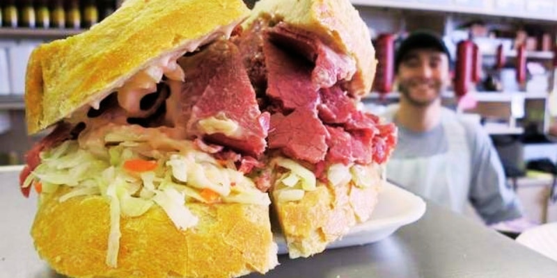 The Corned Beef Special at Star Deli