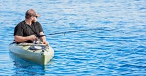 Salmon Fishing On A Kayak