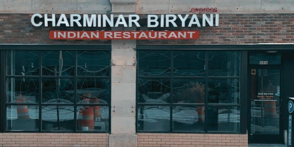 Charminar Biryani House; Indian Restaurant at Midtown Detroit