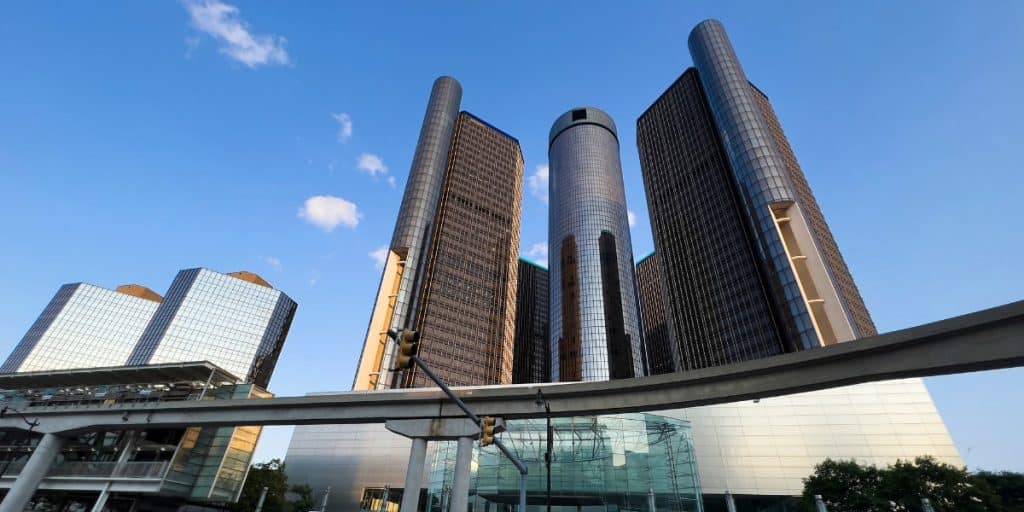 The Renaissance Center (commonly known as the RenCen)