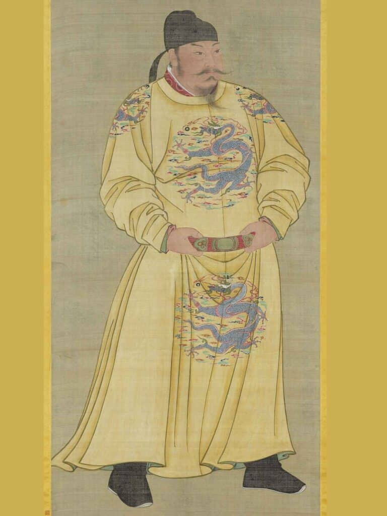 Portrait of Emperor Taizong of the Tang Dynasty, also known as Li Shimin