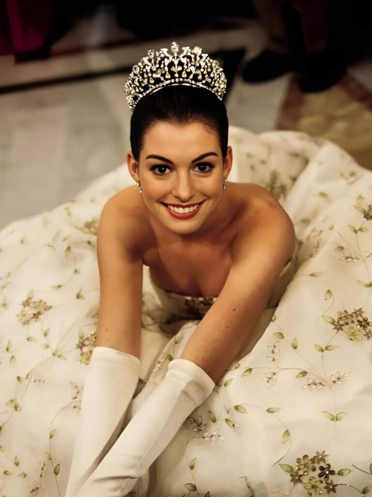 Anne Hathaway as Princess Mia in "Princess Diaries."