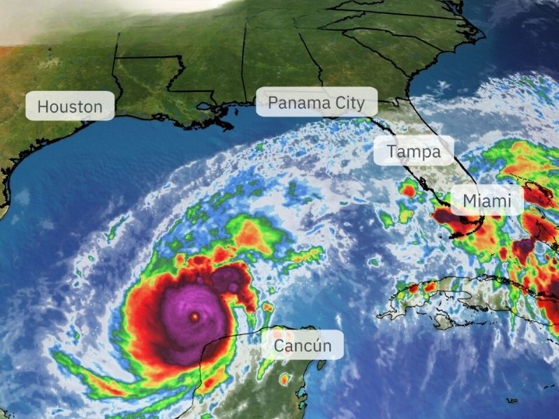 Hurricane Milton may remain at Category 5 strength for a time into Tuesday afternoon