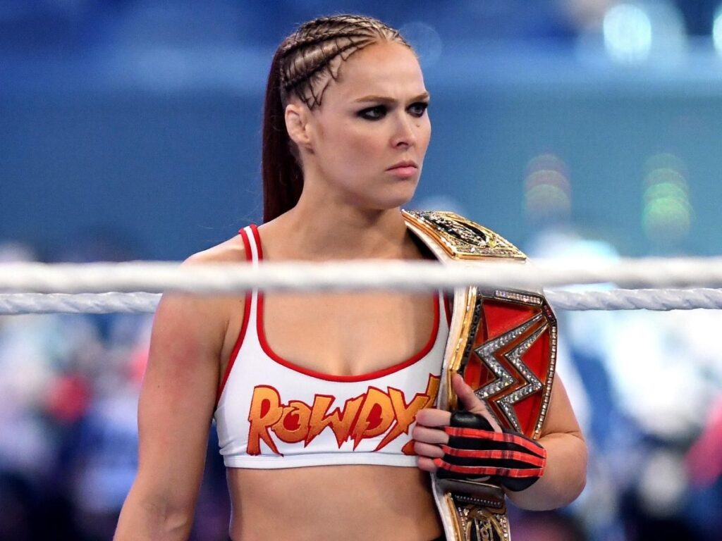 Ronda Rousey won the Raw Women's Championship