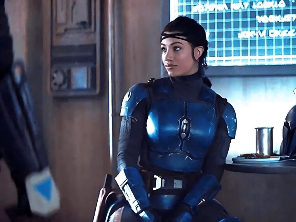 Sasha Banks made her acting debut in the second season of the Disney+ series The Mandalorian