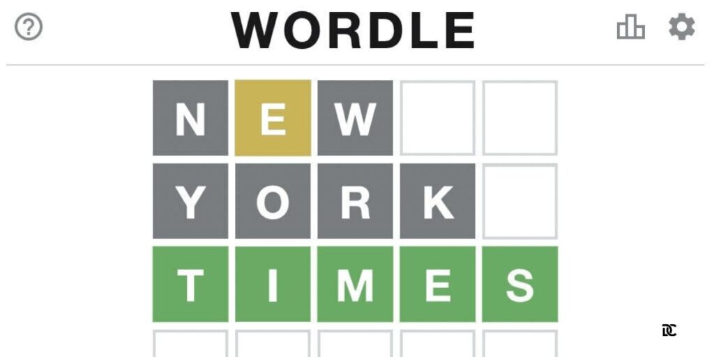 The game provides feedback by coloring the letters