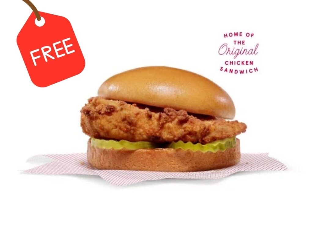 FREE BOGO Chicken Sandwich During Lunch Hours from Chick-fil-A