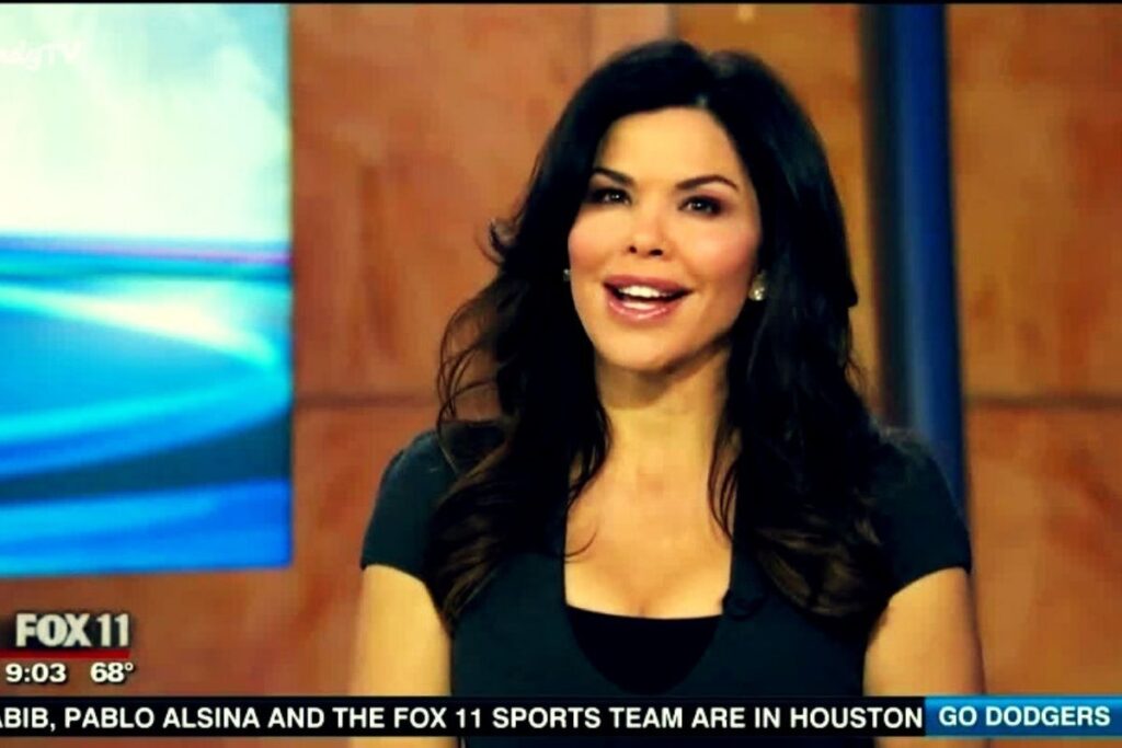 Lauren Sánchez is the anchor for news at Fox 11