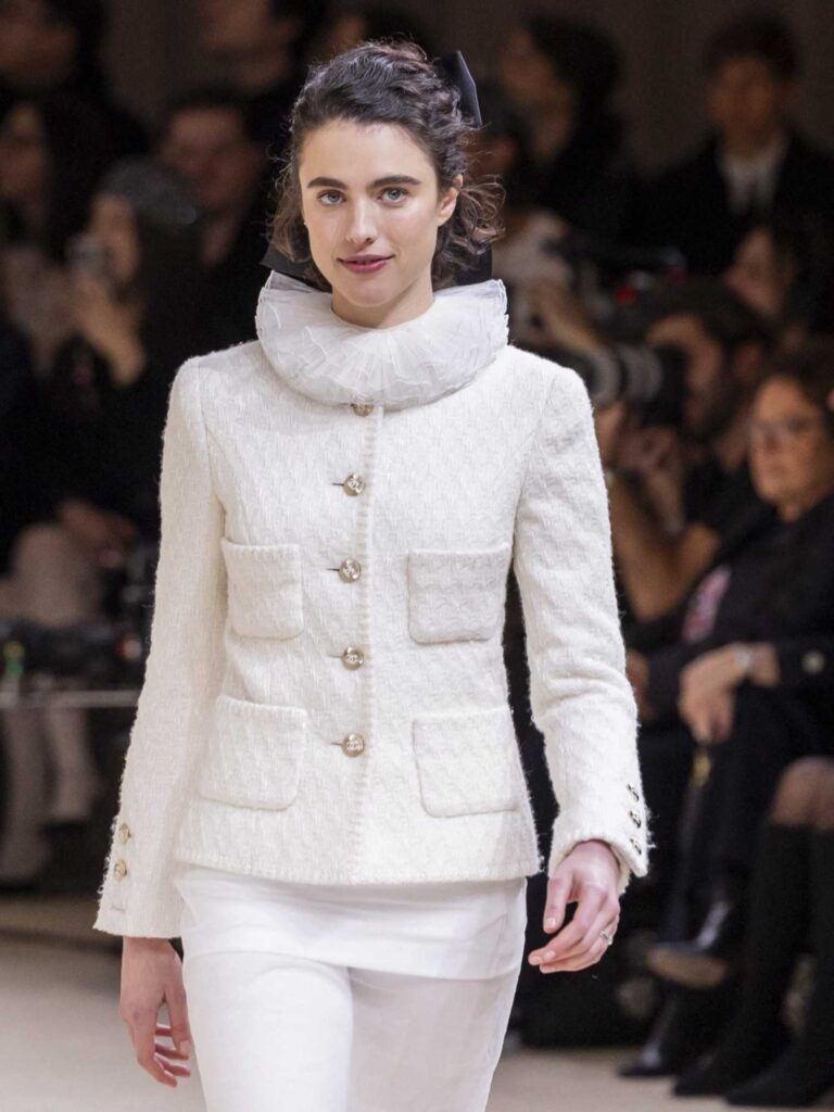 Margaret Qualley rocked the runway at Paris Fashion Week