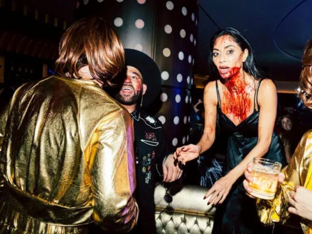 Nicole Scherzinger attended Heidi Klum's renowned Halloween party