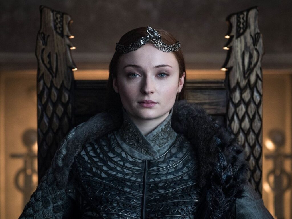 Sophie Turner as Sansa Stark in HBO's Game of Thrones