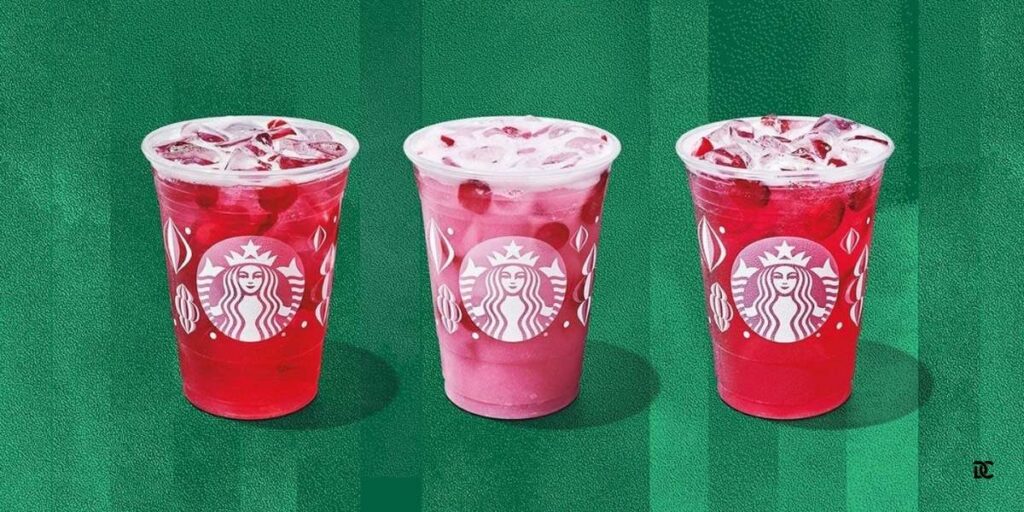 new holiday drinks at Starbucks