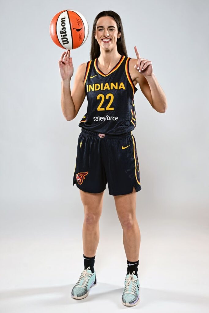 Caitlin Clark stands at 6 feet (183 cm) tall