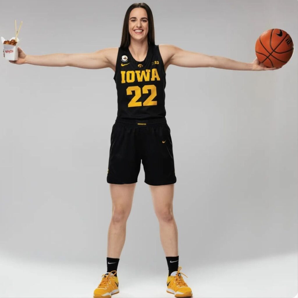 Caitlin Clark's wingspan