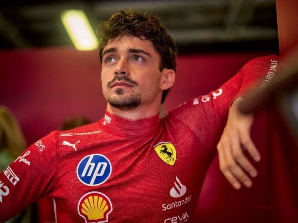 Charles Leclerc; a professional Formula 1 driver for Scuderia Ferrari