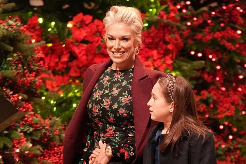 Hannah Waddingham and her daughter, Kitty