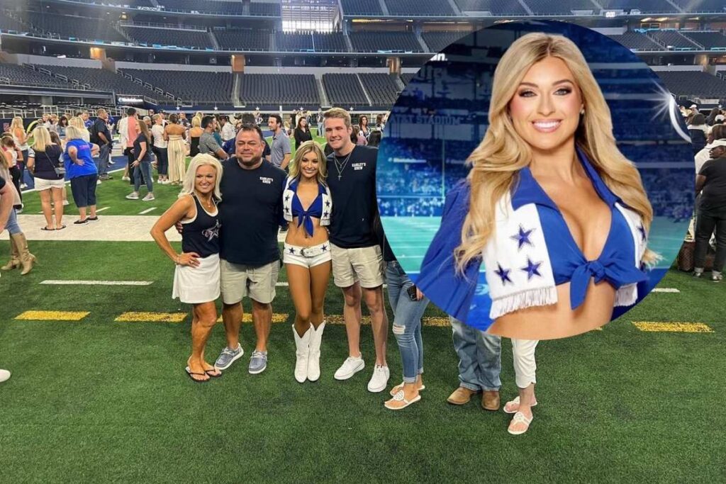 Karley Swindel has been a member of the Dallas Cowboys Cheerleaders (DCC) since 2022