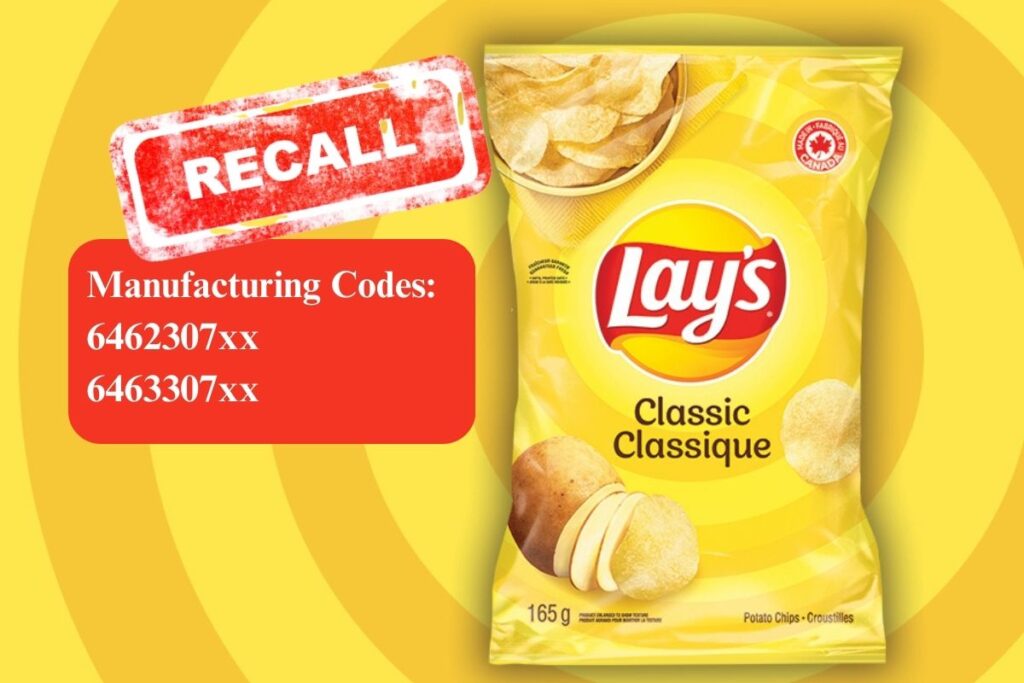 Lay’s Classic Potato Chips in 13-ounce bags are recalled