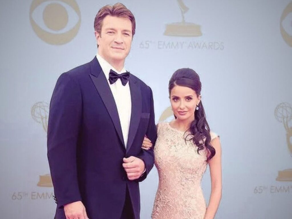 Nathan Fillion and Mikaela Hoover were engaged in 2013