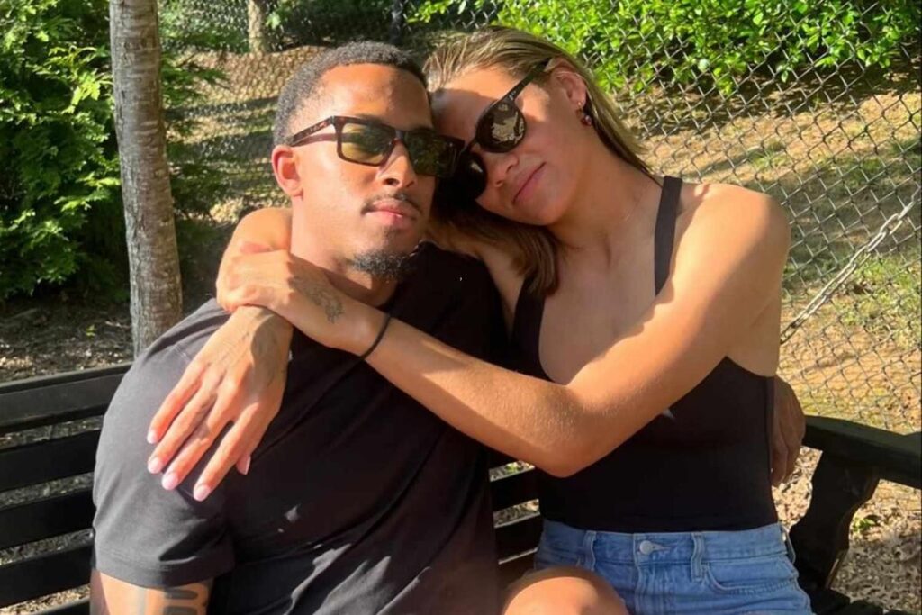 Trinity Rodman's boyfriend; she is in a relationship with former NFL, Trinity Benson