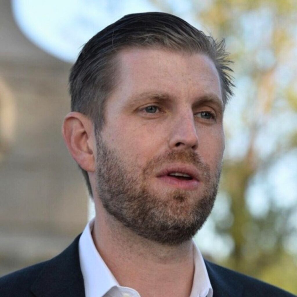 Eric Frederick Trump (age 41 years), born on January 6, 1984