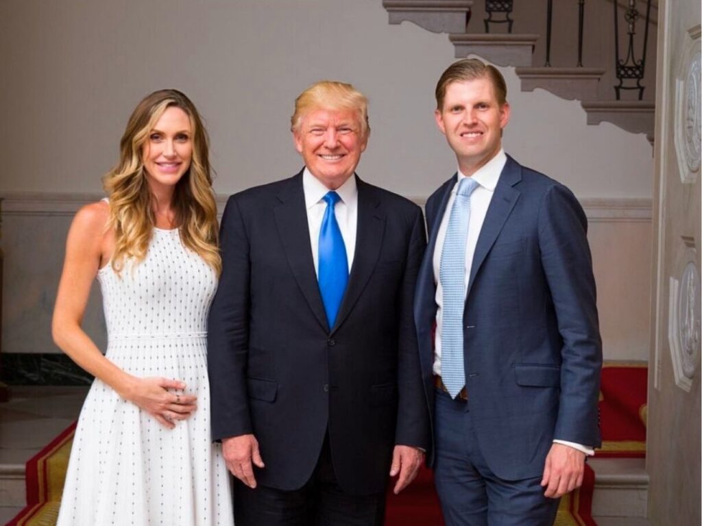 Eric Trump is taller than his father, he stands at 6 feet 5 inches (196 cm)