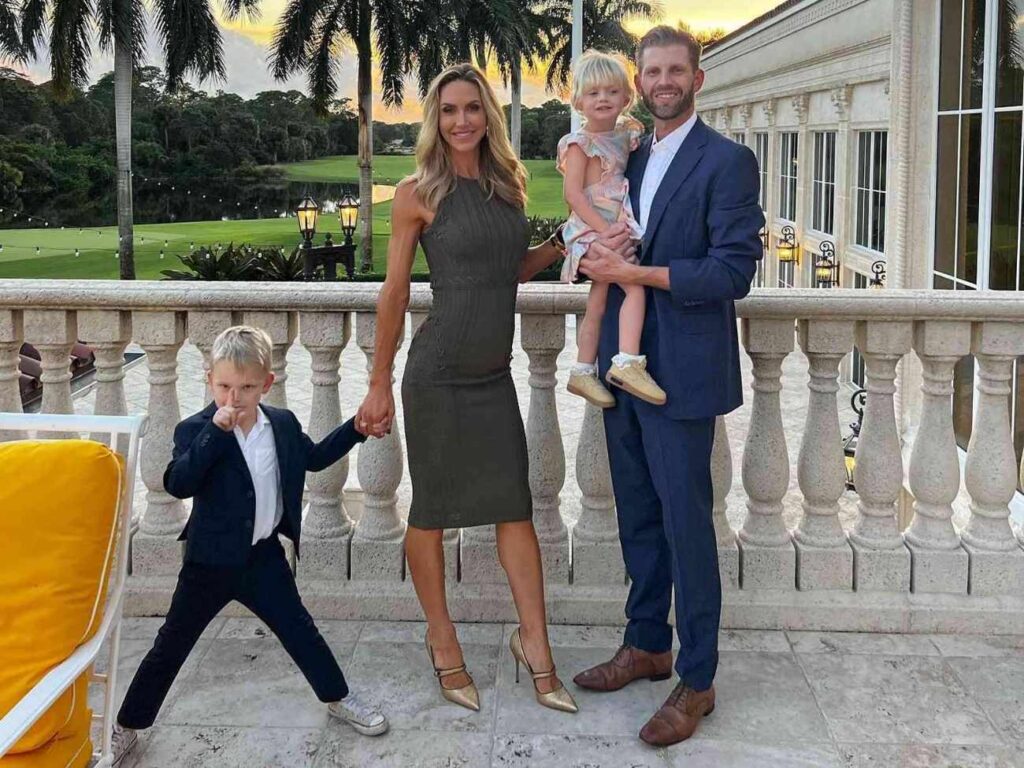 Eric and Lara Trump are proud parents of two children