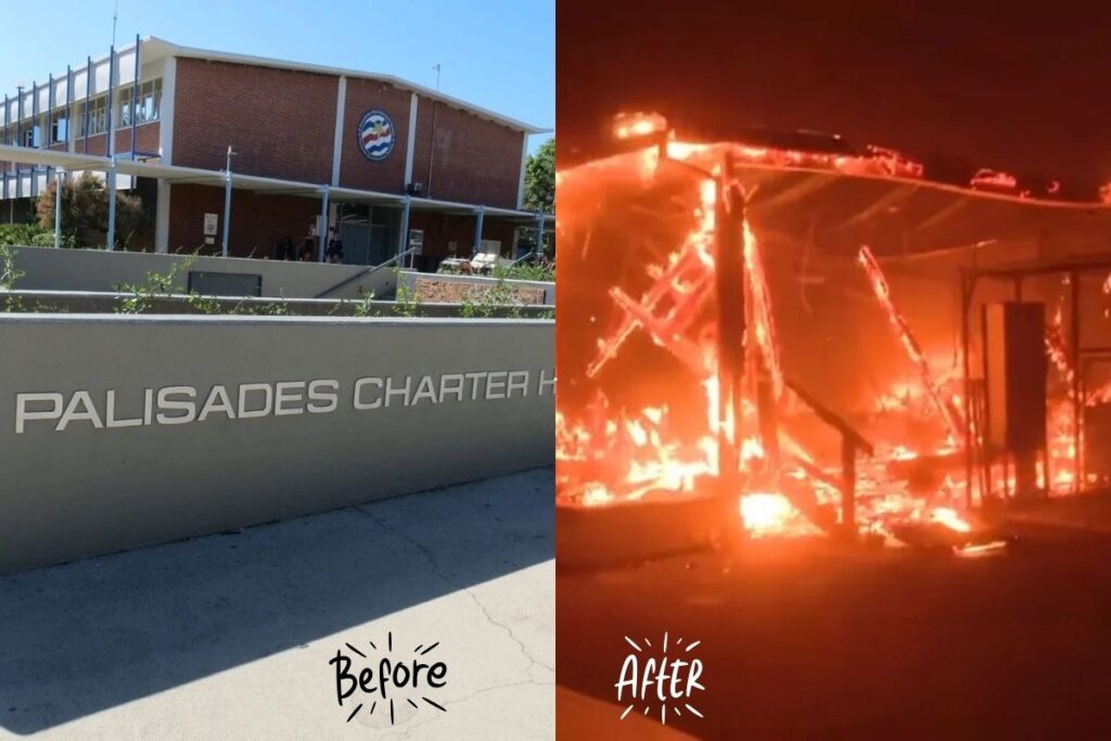 Palisades Charter High School Before After