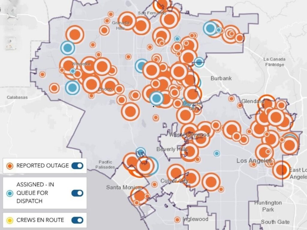 Power Outages Los Angeles