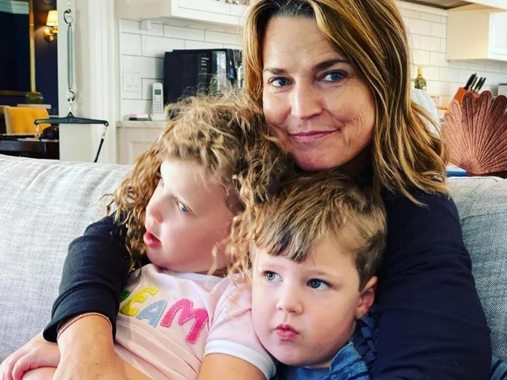 Savannah Guthrie has two children: Vale and Charley