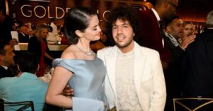 Selena Gomez and Benny Blanco Share Sweet Moments at the 2025 Golden Globes