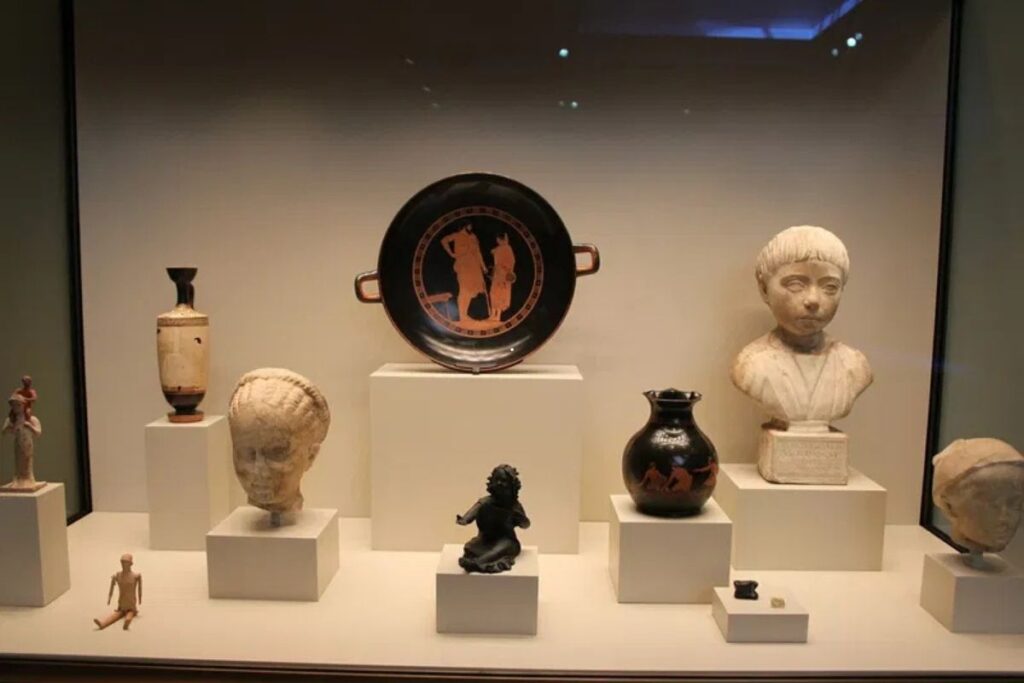 The Getty Villa boasts an extensive collection of classical antiquities