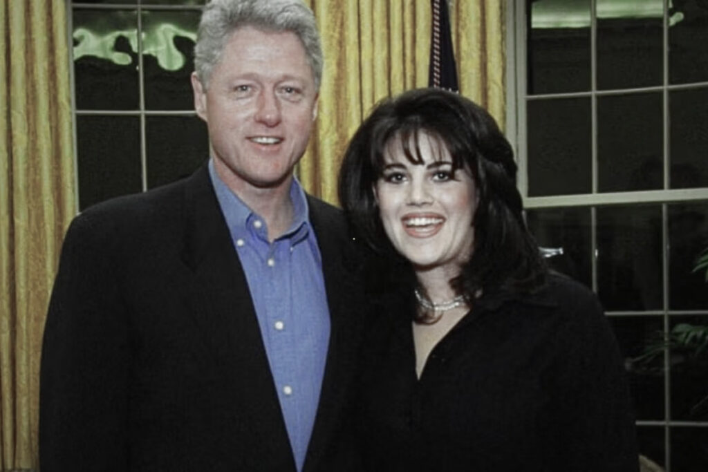 The scandal involving President Bill Clinton and Monica Lewinsky