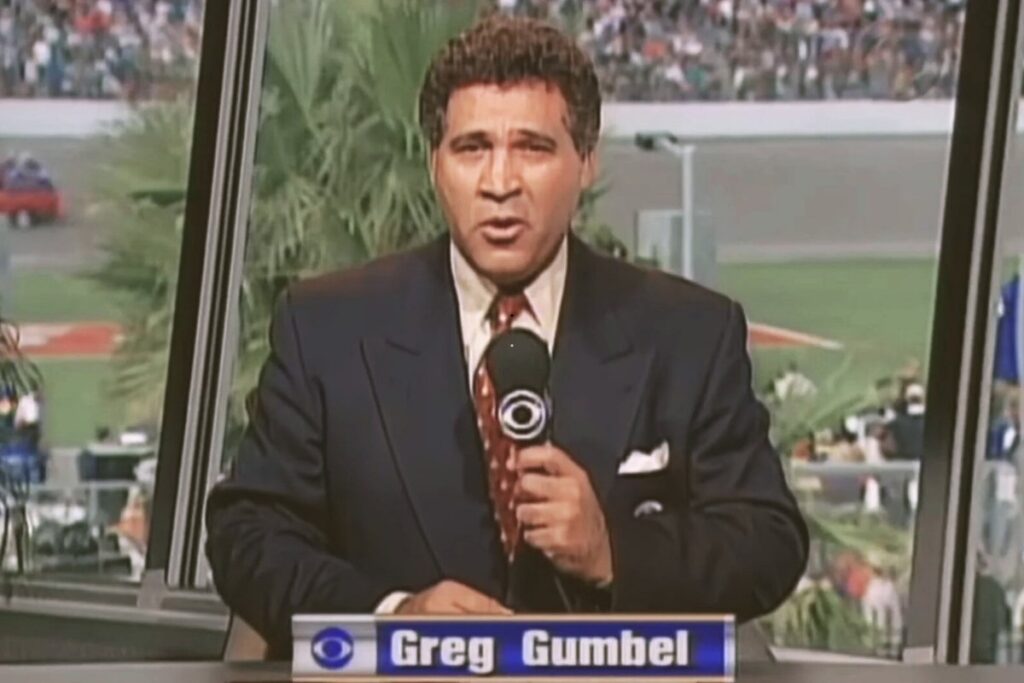 Greg Gumbel married Marcy Kaczynski in 1976